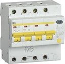 IEK АД-14 MAD13-4-050-C-300 Автоматический выключатель дифференциального тока четырехполюсный 50А (тип AC,