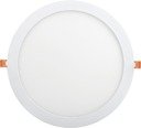 Белый Светильник LED ДВО 1610 круг 24Вт 6500 IP20