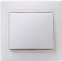 IEK EVK10-K01-10-DM ВС10-1-0-КБ Выключатель 1кл 10А КВАРТА (белый)