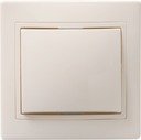 IEK EVK12-K33-10-DM ВСп10-1-0-ККм Выключатель 1кл проход. 10А КВАРТА (кремовый)