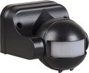 IEK LDD10-009-1100-002 Датчик движения ДД 009 (1800 Вт, 180 °, дальность 12 м, в сборе, настенный, черный)