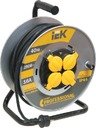 Катушка УК40 на мет с т/з 4 места 2Р+PЕ/40м КГ 3х1,5мм2 IP44 "Professional"