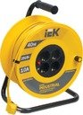 Катушка УК40 с т/з 4 места 2Р+PЕ/40м 3х1,0 мм2 "Industrial"