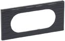 Legrand Celiane 069025 Рамка 4/5-модульная (Corian черный рифленый)