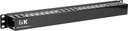 IEK CO05-1PC ITK 19" пластиковый каб. органайзер с крышкой, 1U, чер