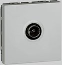 Legrand Mosaic 079292 Розетка телевизионная (TV, под рамку, скрытая установка, звезда, 1.5 дБ, алюминий)
