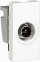 Legrand Mosaic 078793 Розетка телевизионная (TV, под рамку, скрытая установка, звезда, 1.5 дБ, белый)