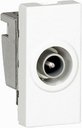 Legrand Mosaic 078790 Розетка телевизионная (TV, под рамку, тип F, скрытая установка, белый)