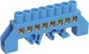 IEK YNN10-812-10DP-K07 Шина N ноль в комб DIN-изол Стойка ШНИ-8х12-10-КС-С