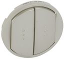 Legrand Celiane 068304 Клавиша двойная (с возм. подсветки, титан)