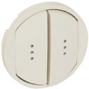 Legrand Celiane 066211 Клавиша двойная (с возм. подсветки, слоновая кость)