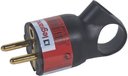 Legrand Элиум 050194 Вилка электрическая угловая (16 А, с заземлением, кольцо, винт. зажим, черный)