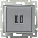 Legrand Valena 770270 Розетка USB (2xUSB, под рамку, скрытая установка, алюминий)