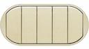 Legrand Celiane 066203 Клавиша пятерная (слоновая кость)