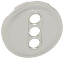 Legrand Celiane 068513 Крышка розетки информационной (3хRCA, титан)