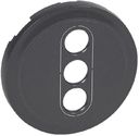 Legrand Celiane 067863 Крышка розетки информационной (3хRCA, графит)