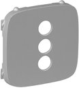 Legrand Valena Allure 754727 Крышка розетки аудио/видео (3хRCA, алюминий)