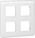 Legrand Mosaic 078838 Рамка 2х2х2 модуля (горизонтальная, белая)