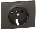 Legrand Galea Life 771221 Крышка розетки (2P+E, шторки, dark bronze)
