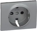 Legrand Galea Life 771321 Крышка розетки (2P+E, шторки, aluminium)
