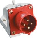 IEK PSR52-032-4 Вилка 524 стац.3Р+РЕ 32А 380В IP44