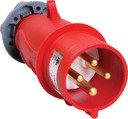 IEK PSN02-032-4 Вилка переносная ССИ-024 32А-6ч/380-415В 3Р+РЕ IP44 MAGNUM