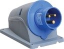 IEK PSN51-016-3 Вилка стационарная ССИ-513 16А-6ч/200-250В 2Р+РЕ IP44 MAGNUM