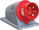 IEK PSN52-032-5 Вилка стационарная ССИ-525 32А-6ч/200/346-240/415В 3Р+РЕ+N IP44 MAGNUM