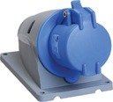 IEK PSN11-016-3 Розетка стационарная ССИ-113 16А-6ч/200-250В 2Р+РЕ IP44 MAGNUM