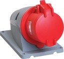 Розетка стационарная ССИ-114 16А-6ч/380-415В 3Р+РЕ IP44 MAGNUM
