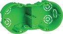 IEK UKG20-141-070-045-M Коробка КМ40023 установочная 2 места d141х70x45 для полых стен (с саморезами и мет. лапка)