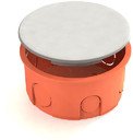 IEK UKT11-080-040-000 Коробка КМ41007 распаячная для твердых стен d80x40 (с крышкой)