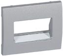 Legrand Galea Life 771375 Крышка розетки компьютерной (2хRJ45/RJ11, aluminium)