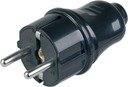 IEK EVP10-16-01-K02 ВПп10-02-Ст Вилка разборная прямая с з/к 16А черная