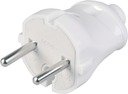 IEK EVP20-06-01-K01 ВПп20-01-Ст Вилка разборная прямая без з/к 6А белая