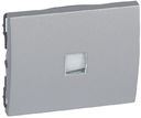 Legrand Galea Life 771311 Клавиша одиночная (для пиктограммы, окошко, soft aluminium)