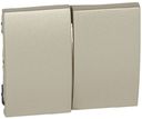 Legrand Galea Life 771412 Клавиша двойная (titanium)