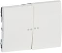 Legrand Galea Life 771079 Клавиша двойная (индикация, white)