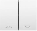 Legrand Galea Life 777014 Клавиша двойная для управления рольставнями и жалюзи (стрелки, white)