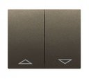 Legrand Galea Life 771214 Клавиша двойная для управления рольставнями и жалюзи (стрелки, dark bronze)