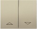 Legrand Galea Life 771414 Клавиша двойная для управления рольставнями и жалюзи (стрелки, titanium)