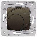 Legrand Galea Life 775692 Термостат для теплых полов +5…+30°С (8А, 220 В, под рамку, скрытая установка, dark bronze)