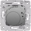 Legrand Galea Life 775693 Термостат для теплых полов +5…+30°С (8А, 220 В, под рамку, скрытая установка, aluminium)
