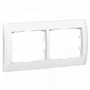 Legrand DIY Galea Life 696812 Рамка 2-постовая (горизонтальная, белая)