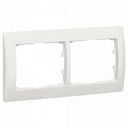 Legrand DIY Galea Life 696992 Рамка 2-постовая (горизонтальная, жемчуг)