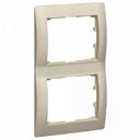 Legrand DIY Galea Life 696875 Рамка 2-постовая (вертикальная, титан)
