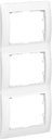 Legrand DIY Galea Life 696816 Рамка 3-постовая (вертикальная, белая)