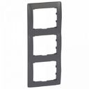 Legrand DIY Galea Life 696836 Рамка 3-постовая (вертикальная, темная бронза)