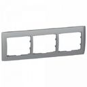 Legrand DIY Galea Life 696853 Рамка 3-постовая (горизонтальная, алюминий)