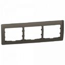 Legrand DIY Galea Life 696833 Рамка 3-постовая (горизонтальная, темная бронза)